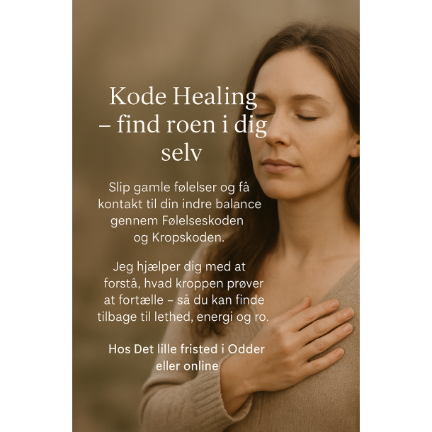 Kode healing pakke 10 sessioner SPAR kr. 550 